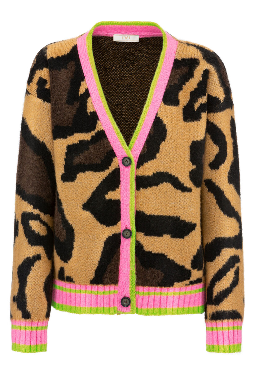 BIG LEO Cardigan brown IVI GmbH