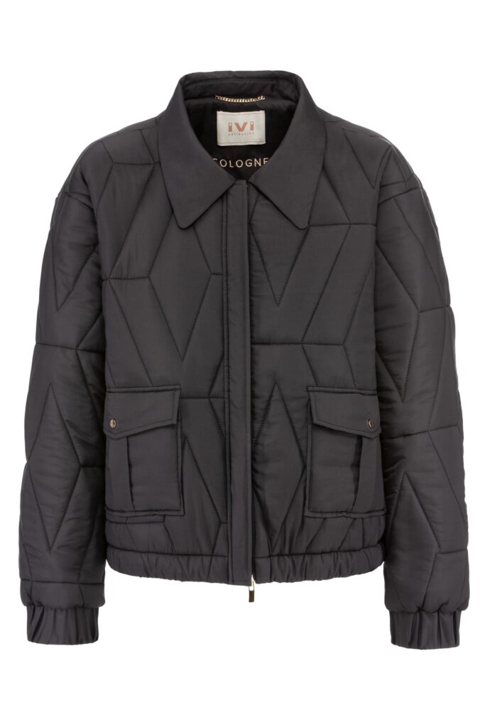 ジャケット・アウター PUFFSLEEVE NYLON BLOUSON (BLACK) ブルゾン NYLON PADDED BLOUSON ANCー