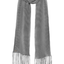 24312116_grey-melange_1 IVI collection SOLID KNIT langer Wollschal mit Fransen in der Farbe grau aus der AW24 Kollektion.
IVI collection SOLID KNIT long wool scarf with fringes in the color grey from the AW24 collection.