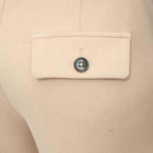25105014_5 IVI collection SOLID JERSEY hochwertige Buntfaltenhose in den Farben taupe aus der Resort25 Kollektion. IVI collection SOLID JERSEY high-quality pleated trousers in taupe from the Resort25 collection.