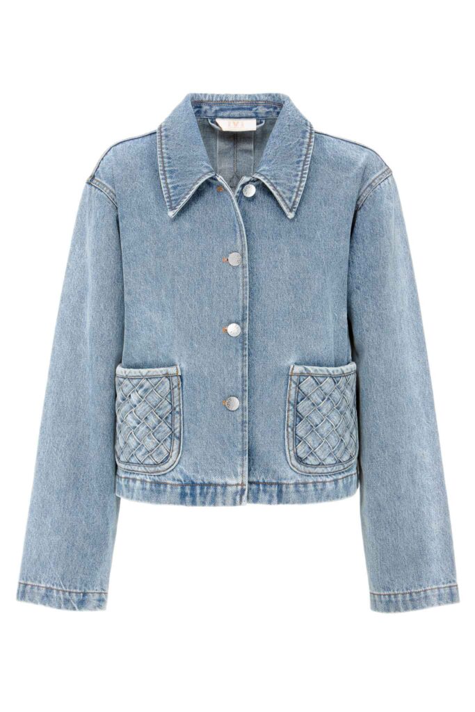 DENIM Short Jacket with patch pockets – IVI GmbH