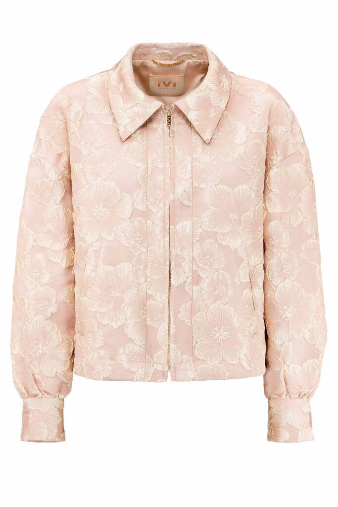 I Vi Roses Fansly JACQUARD ROSÉ Blouson – IVI GmbH