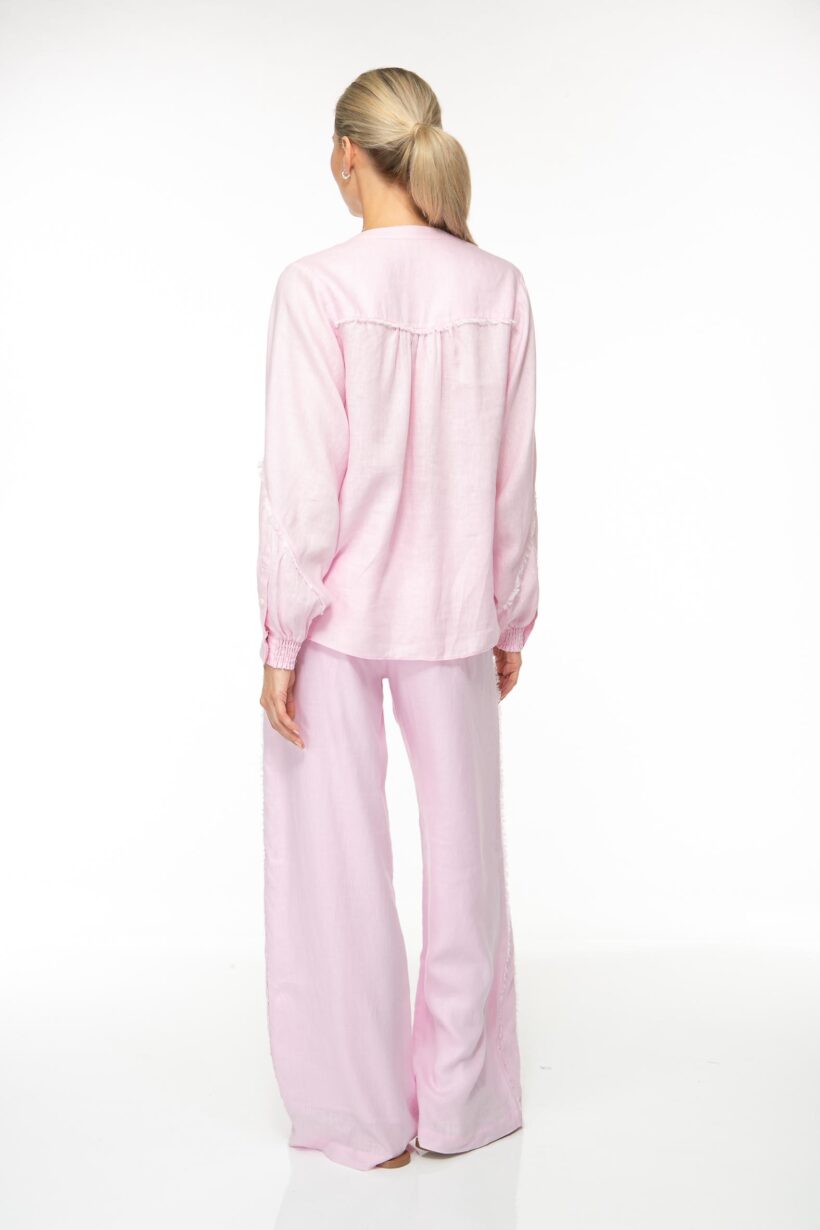 I Vi Roses Fansly SOLID LINEN pants, rose – IVI GmbH