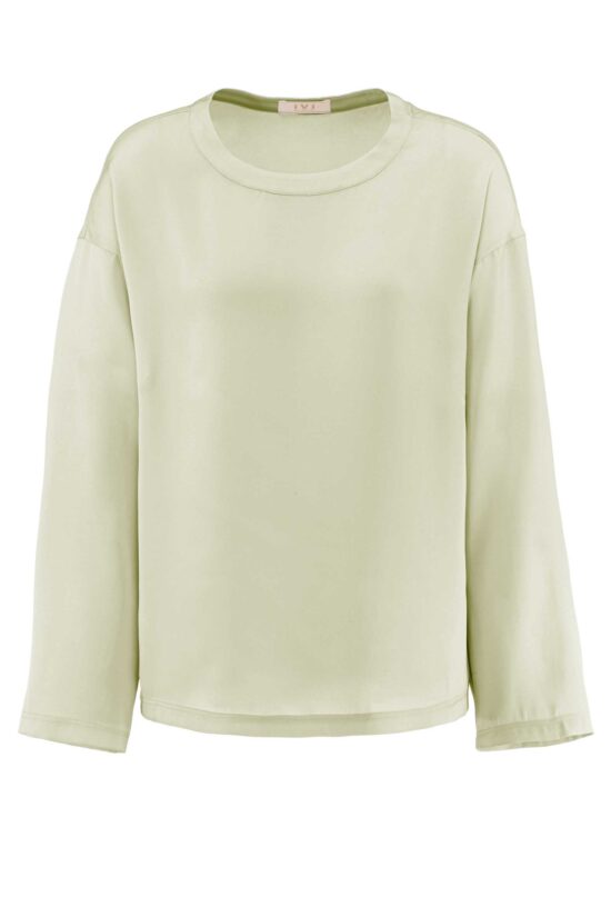 Produktbild: SOLID SILK Seidenbluse in salbei.