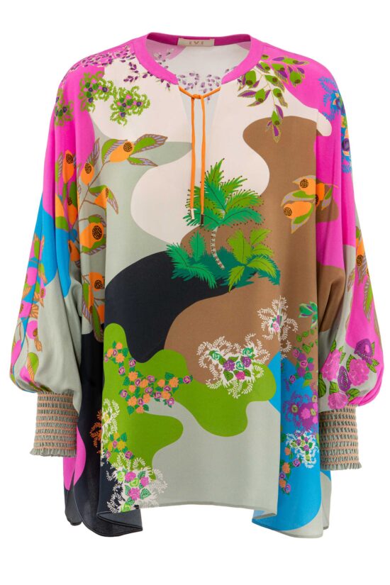 Produktbild: CAMOU Tunika mit farbenfrohem Print