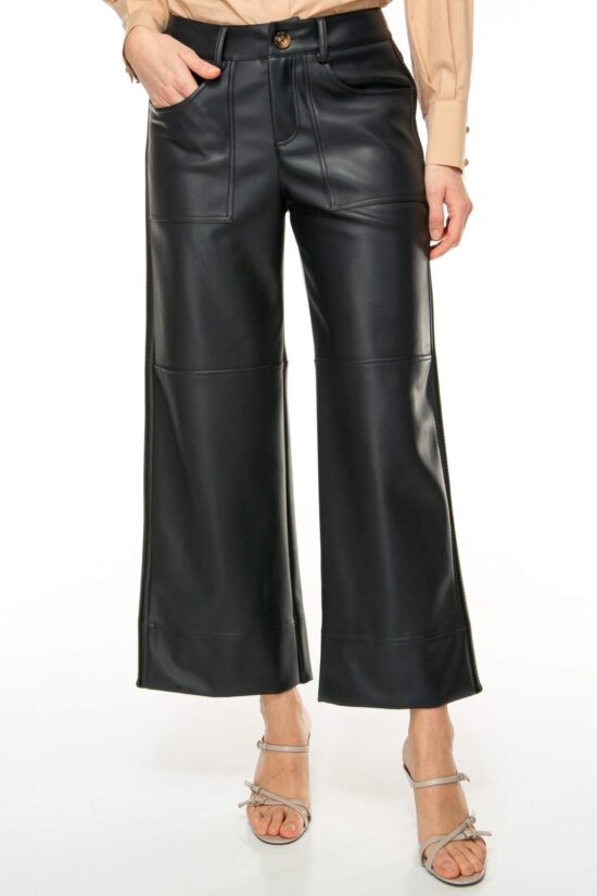VEGAN LEATHER Hose, midnight