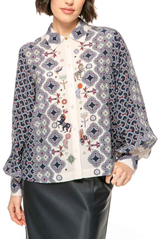 CAROUSEL Seidenbluse