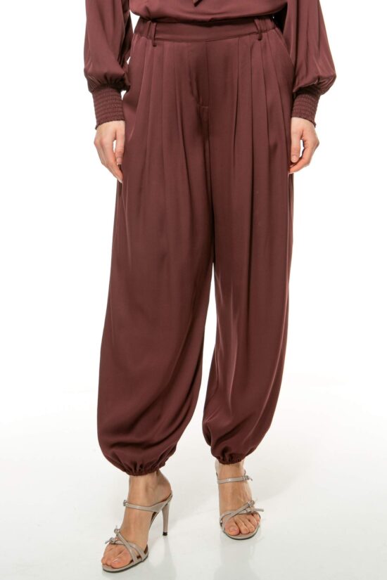 SOLID SILK Pumphose burgundy