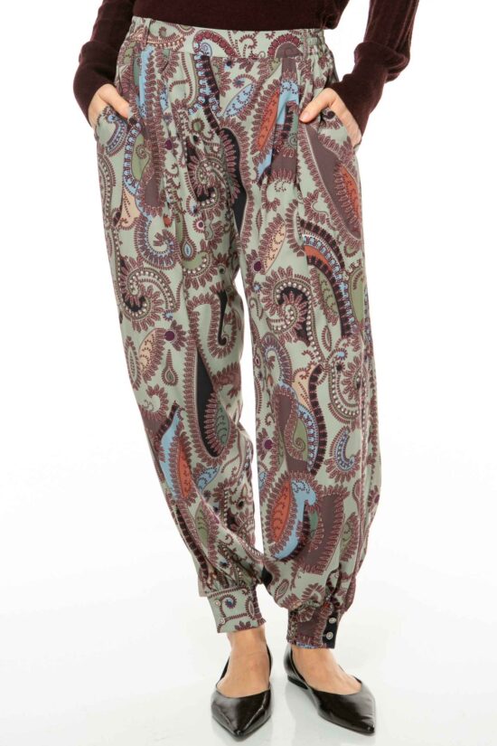 CRYSTAL PAISLEY Seidenhose