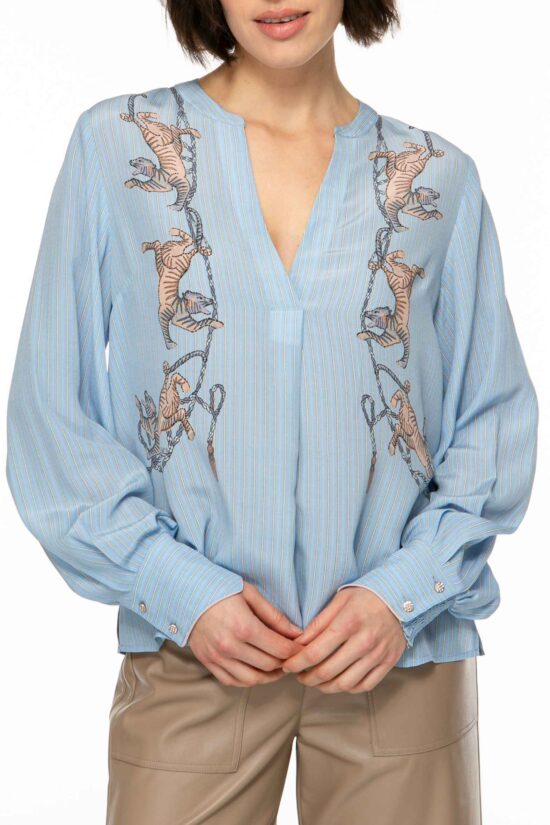 SOFT ROAR Seidenbluse