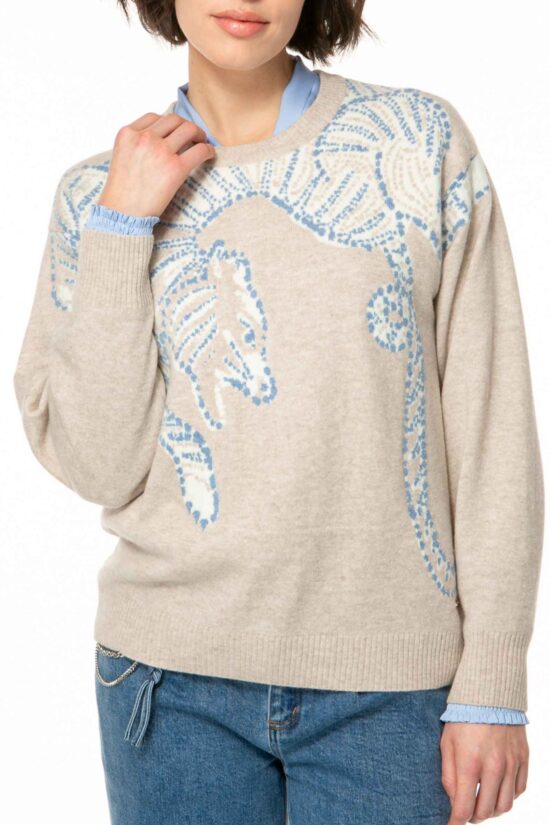 SOFT ROAR Jacquard Pullover