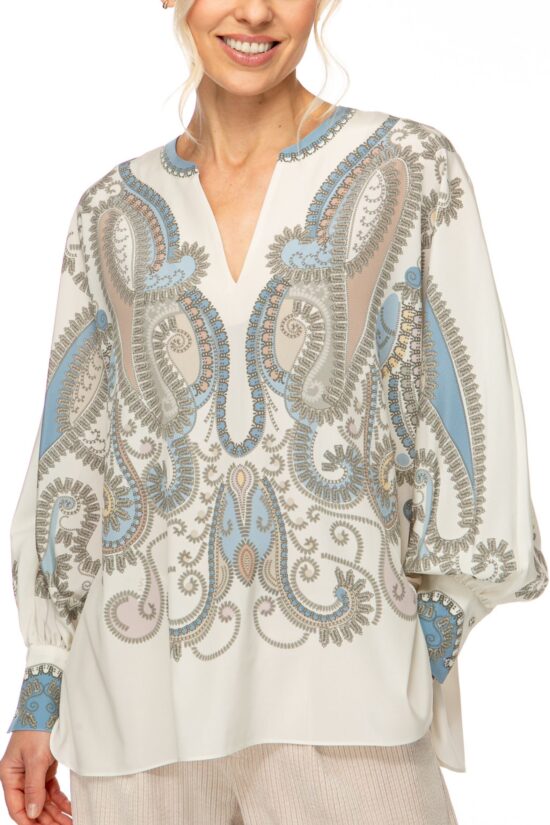CRYSTAL PAISLEY Tunika, pastel