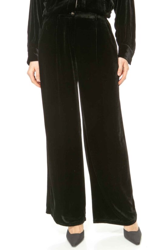 VELVET WHISPER Hose, schwarz