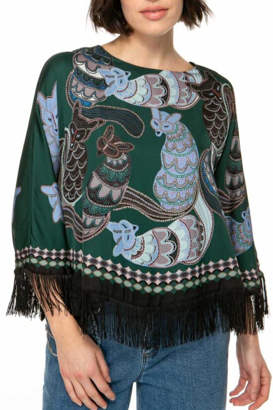 DREAMY FOX Cape Bluse