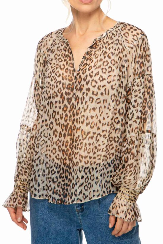 ROYAL LEO Chiffon Bluse