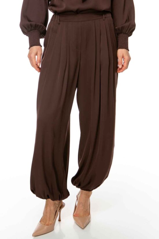 SOLID SILK Pumphose, chocolate