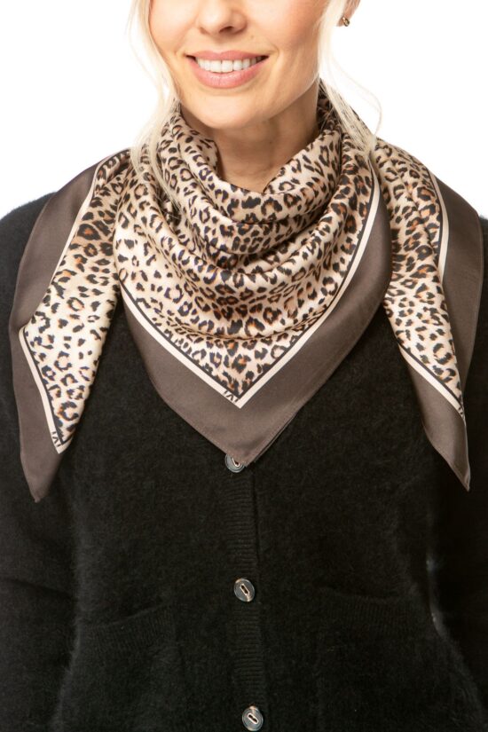 ROYAL LEO Silk Scarf