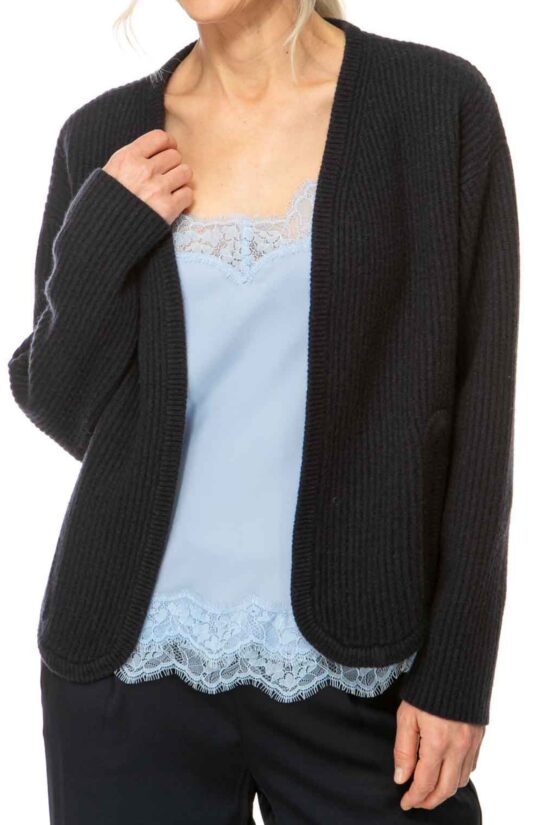 MERINO KNIT Cardigan, navy